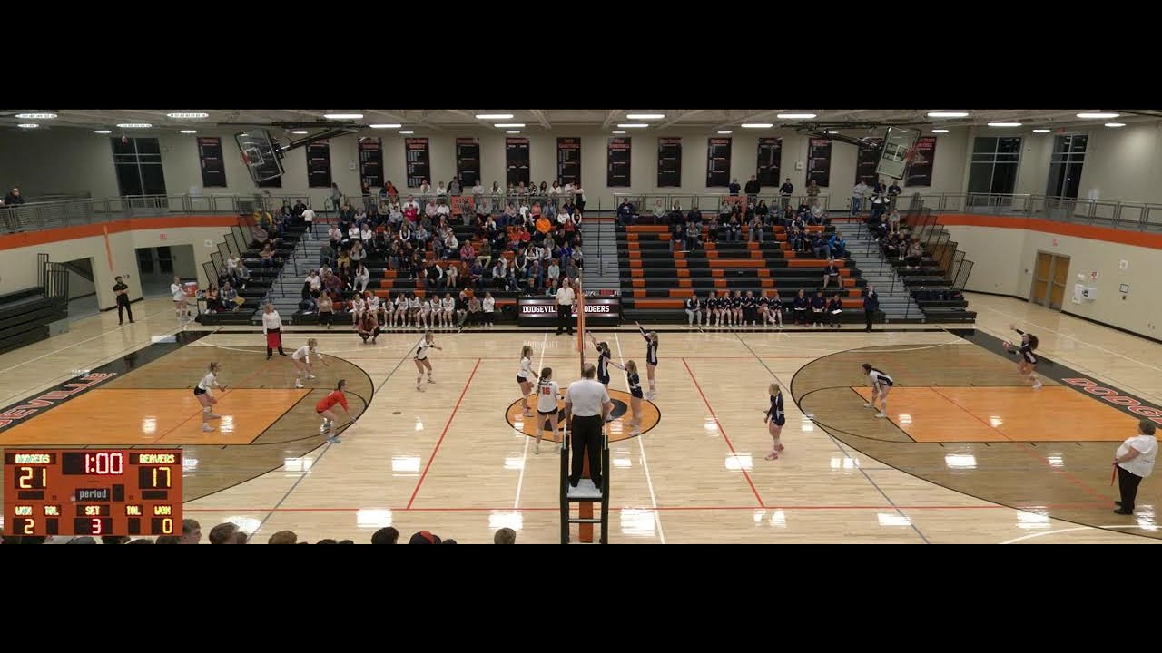 WIAA Regional Semi Volleyball Dodgeville vs. Reedsburg YouTube
