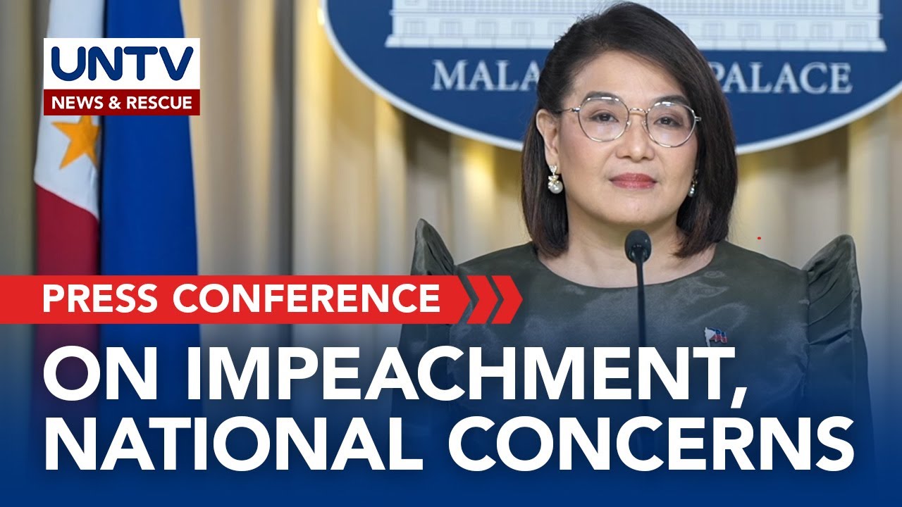 Palace Officer USec. Claire Castro holds a press conference I February 3, 2026