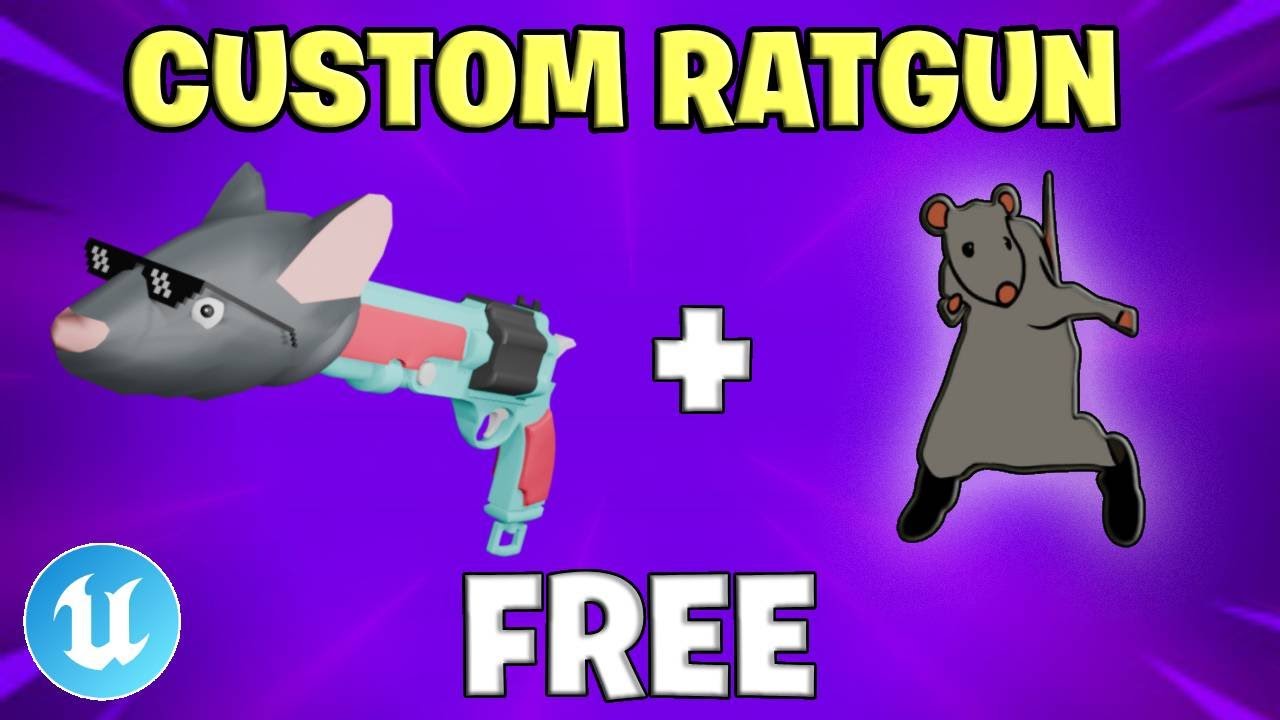 How To Make A Custom Rat Gun With Rat Dance Effect In UEFN(FREE)
