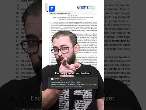 MUDANÇAS NO ENEM 2026? #shorts