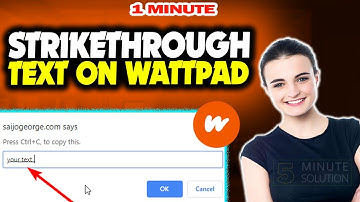 How to strikethrough text on wattpad 2024 (Quick & Easy)