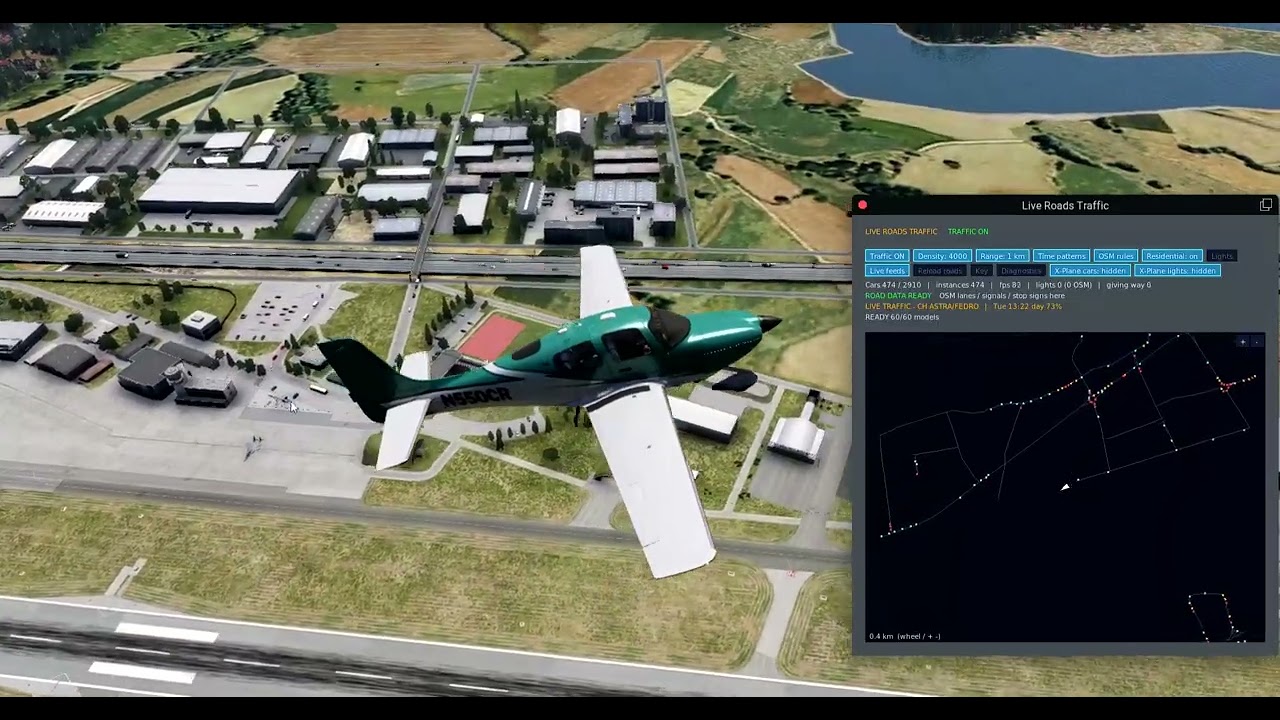 Roads Live Traffic XP12 Sion - YouTube