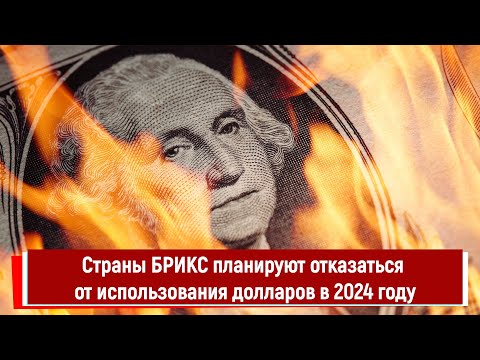 Страны БРИКС планируют отказаться от использования долларов в 2024 году