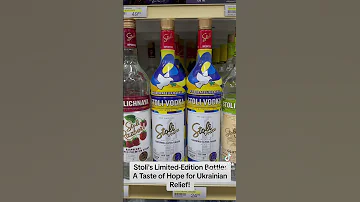 Stoli S Limited Edition Bottle A Taste Of Hope For Ukrainian Relief 