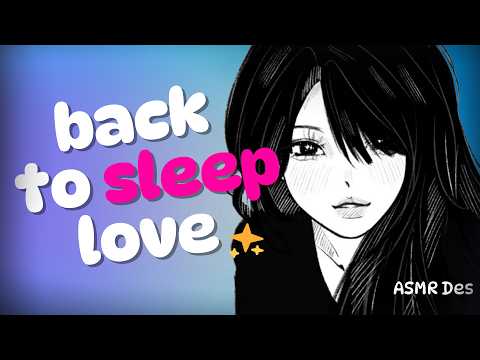 ASMR Girlfriend Helps You Fall Back to Sleep 💗 Shushing & Soft Whispering