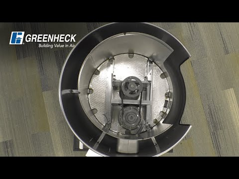 Greenheck - Centering a wheel on a spun aluminum rooftop exhaust fan