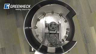 Greenheck - Centering a wheel on a spun aluminum rooftop exhaust fan