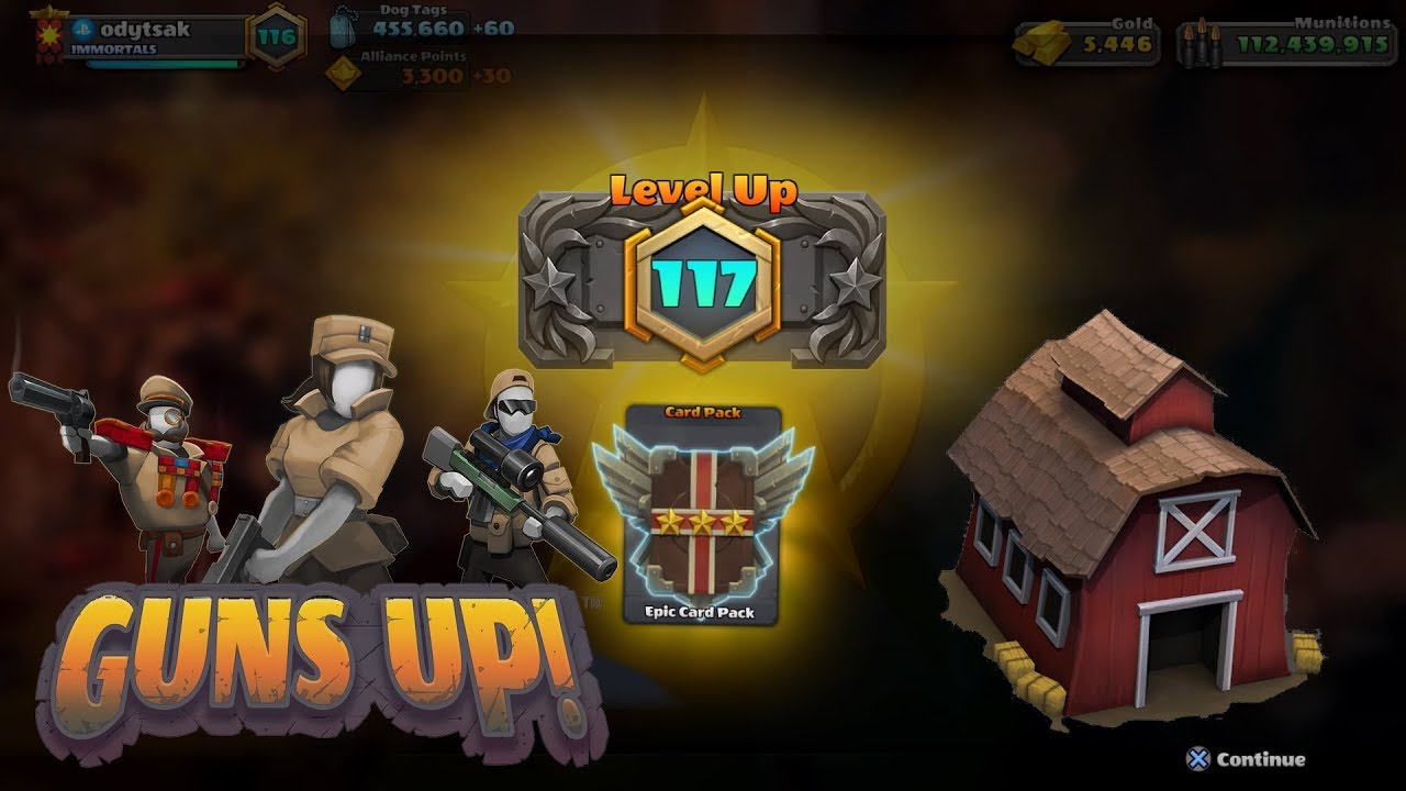 GUNS UP! Level Up 117 & Alliance Reward Pack Opening YouTube