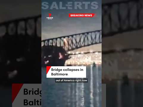 Bridge collapses after cargo ship crash in Baltimore