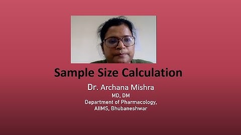 Sample Size Calculation