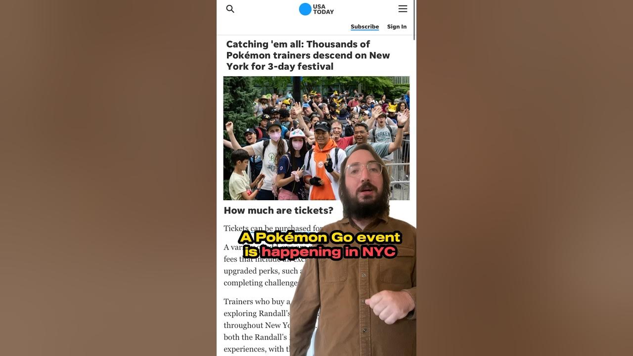 Pokemon Go Festival in NYC YouTube