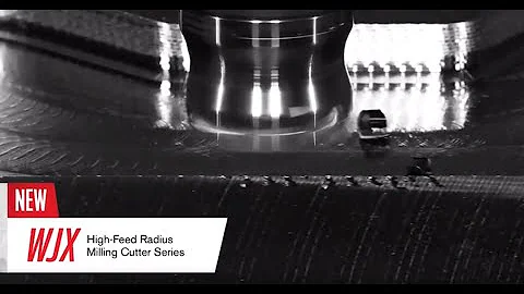 DIAEDGE WJX Series Double-Sided Insert Type Radius Milling Cutter from Mitsubishi Materials