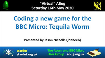 Abug Talks - Jason Nicholls demonstrates a new game for the BBC Micro  Tequila Worm
