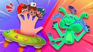Finger Family 🖐| Alien Song👽 and Nursery Rhymes for Kids by Comy Zomy