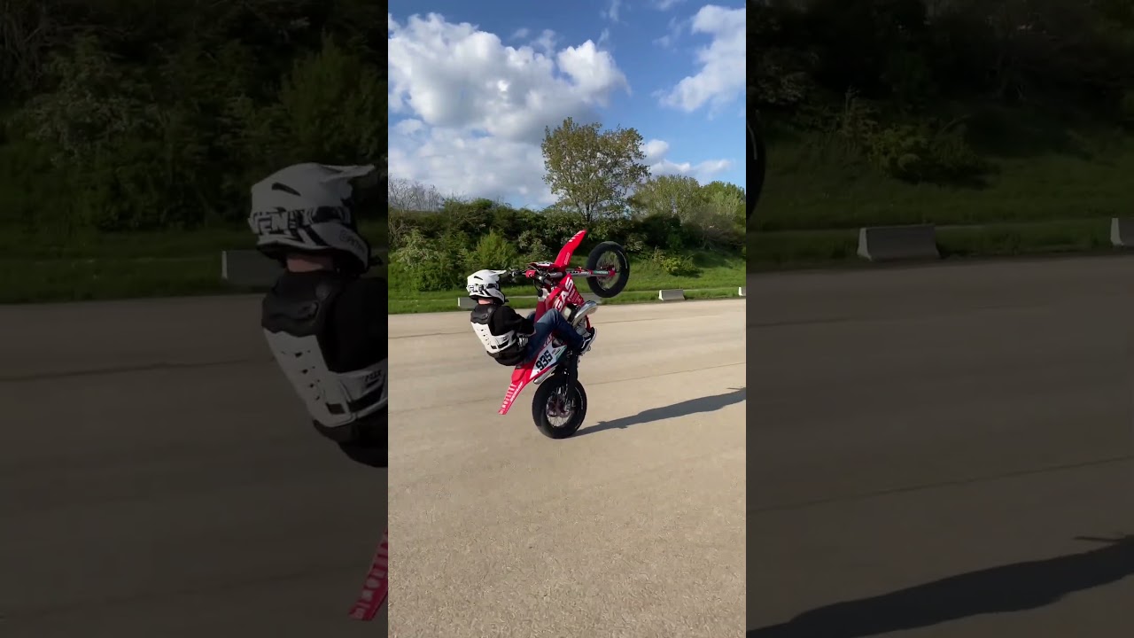 No hand wheelie 