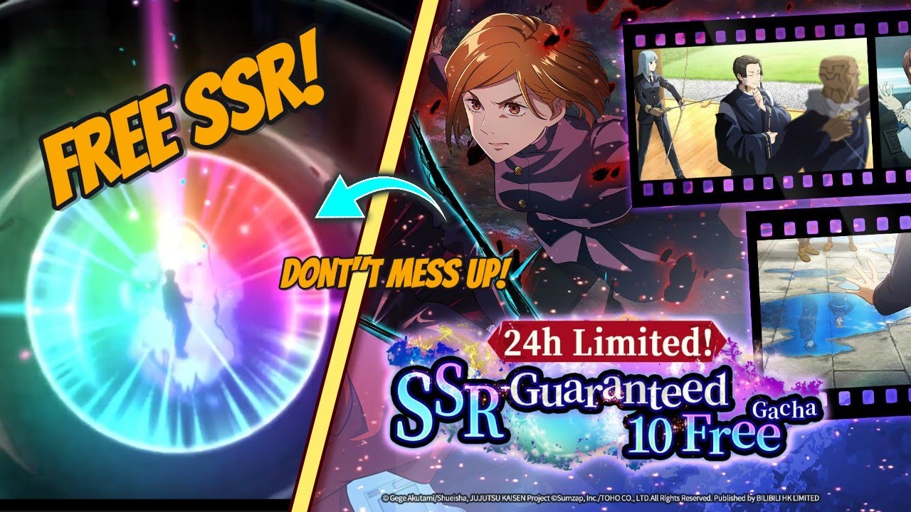 FREE GUARANTEED SSR SUMMON *DO NOT MISS OUT* - JJK Phantom Parade