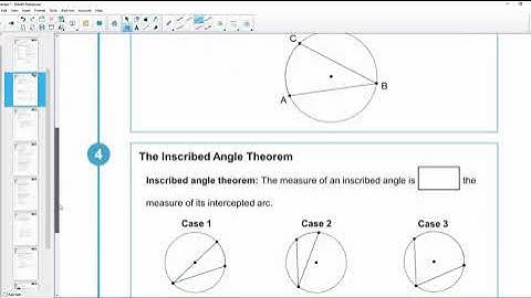 Inscribed Angles Video