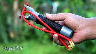 Creative idea - How To Make Powerful PVC Slingshot