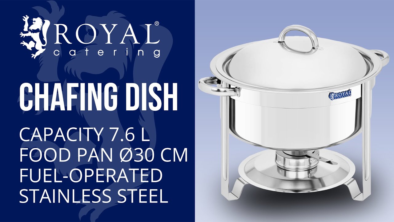 Chafing Dish Royal Catering RCCD9120 Product presentation YouTube