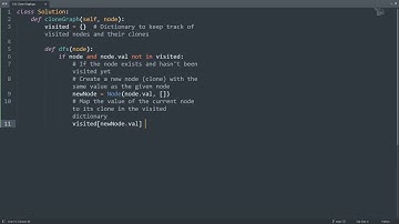 Leetcode 133. Clone Graph in Python | Python Leetcode | Python Coding Tutorial | Python Coding ASMR