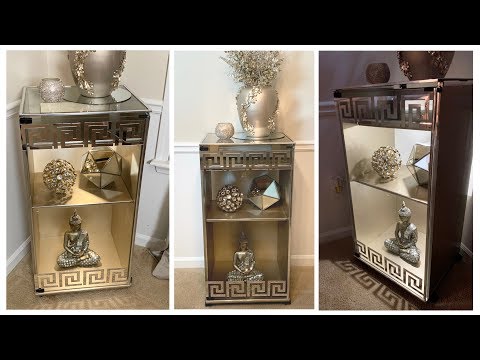 Champagne Gold Display Case || Modern Glam DIYs