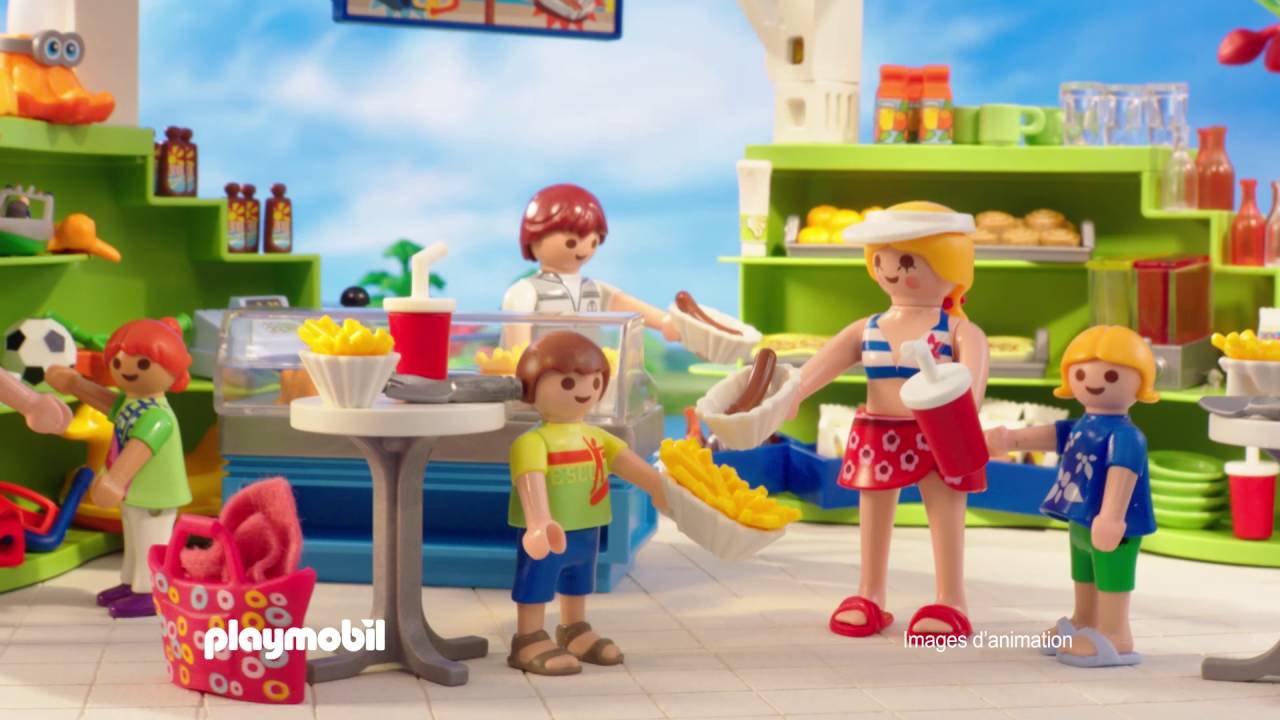 Playmobil - Parc aquatique avec toboggans géants