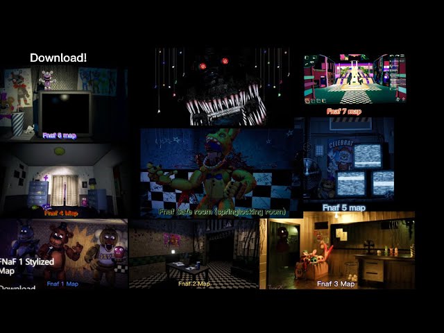 New FNaF 1 map by FreddyAnimator64 on DeviantArt