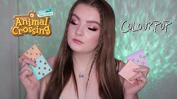 ASMR Testing the Animal Crossing x ColourPop Collection 🏝️