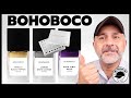 BOHOBOCO Fragrances Review: Unveiling 3 Unique Scents Dark Vinyl Musk, Jasmine White Leather +