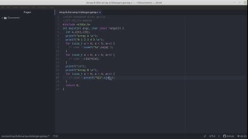 Contorh program bahasa C Array bilangan genap lebih besar dari nol