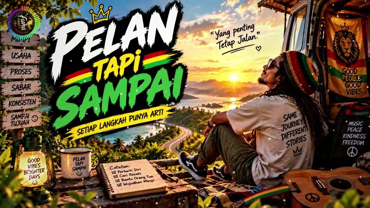PELAN TAPI SAMPAI 🔥  Reggae Motivasi \u0026 Lagu Semangat Perjuangan Hidup