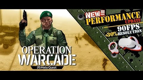 Operation Warcade | FAST PREVIEW GAMEPLAY MECHANICS | META OCULUS QUEST | NO COMMENTARY