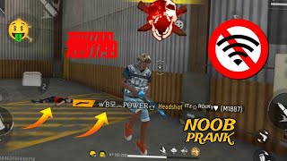 NOOB PRANK😊 free fire Full Gameplay Lone 🗿☺️wolf free fire ‎@RollExport  #noobprank #ff