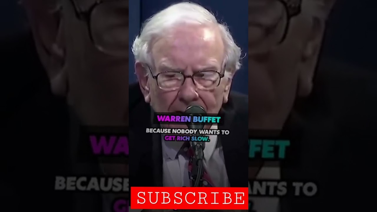 WARREN BUFFETT ADVICE TO YOUNG GENERATION | INVESTMENT |