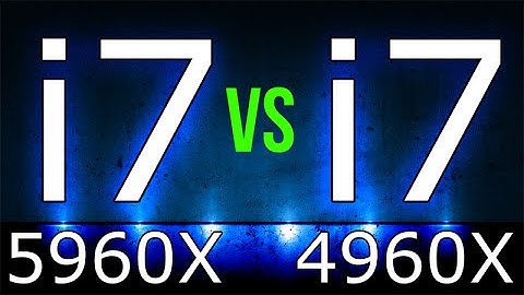 Intel i7-5960X vs i7-4960X