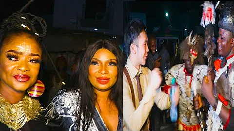 See What Happens At Femi Adebayo Premiere As Laide Bakare,Toyosi Adesanya dance & Enjoy Themselves