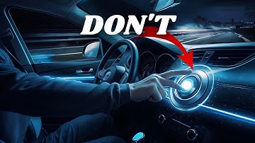 What happens if you press the button WHILE driving (Don