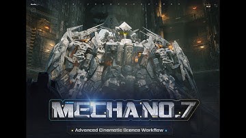 【Tutorial】Building A Sci-Fi Mecha No. 7 with Blender and UE5