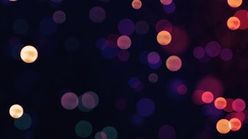 Relaxing Bokeh Lights | Free Animation Loop Background