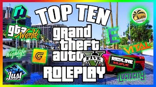 TOP 10 BEST GTA 5 ROLEPLAY SERVERS! (UPDATED 2022)