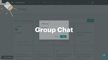 Group Chat with your Clients on PT Distinction
