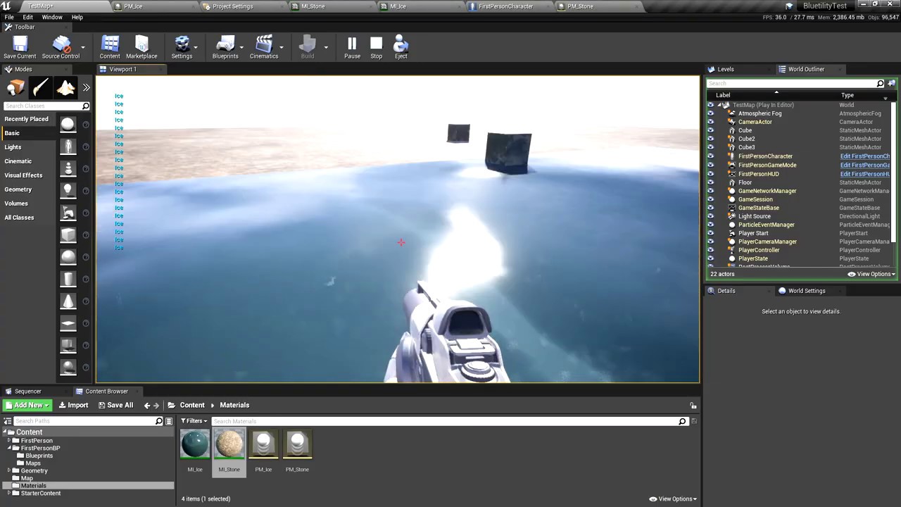 Slide player on slippy, icy ground in Unreal Engine 4 - YouTube