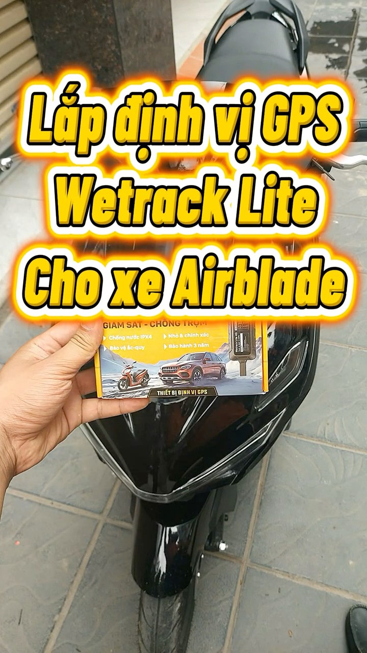 Lắp định vị GPS cho xe máy Honda Air Blade