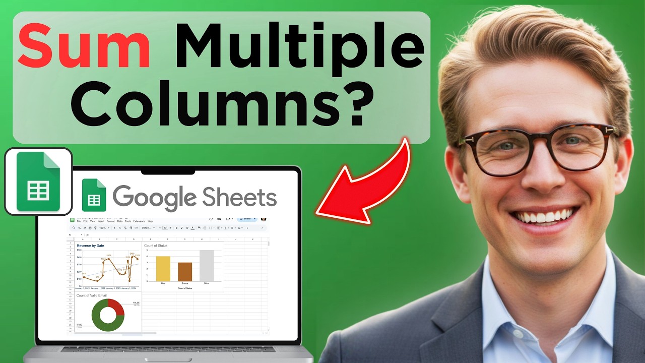 How To Sum Multiple Columns In Google Sheets (Updated 2026) - YouTube