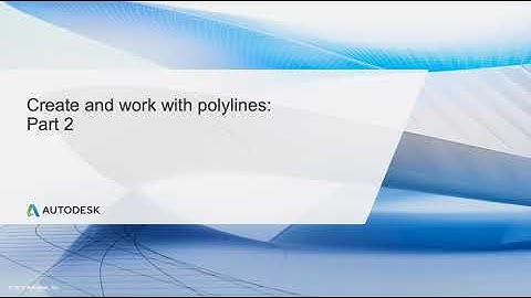 Professional AutoCAD for Design and Drafting Lesson 1.2:- ​Create and work with polylines Part 2