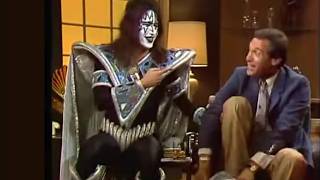 Ace Frehley gives Don Lane a birthday gift