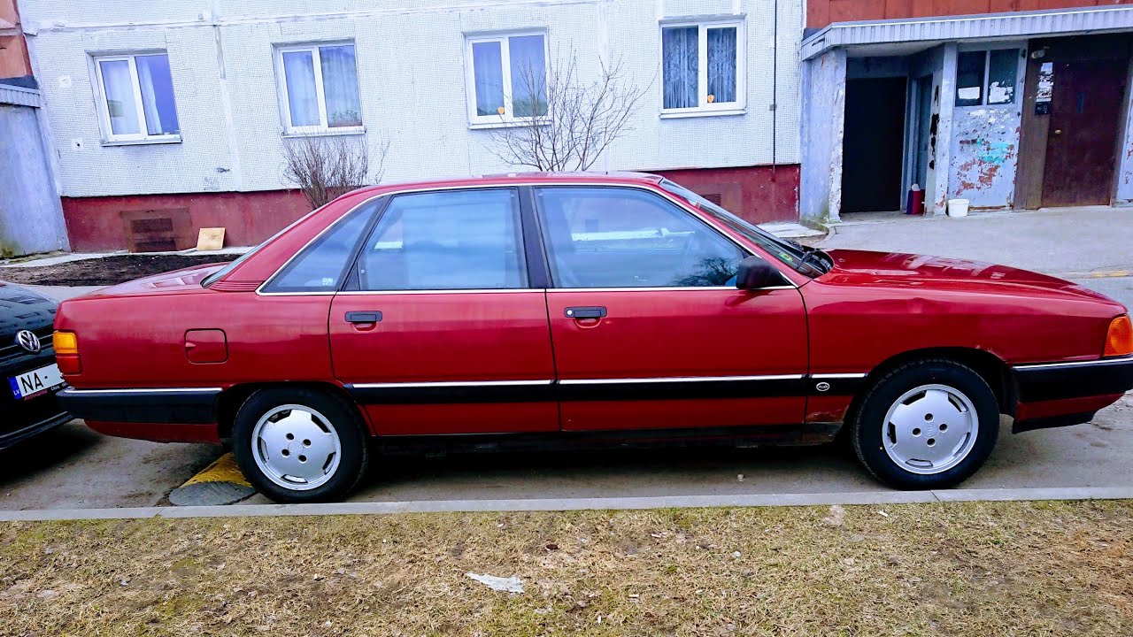 Меняем колёса. Меняем и красим крыло с баллончика. Audi 100 c3. - YouTube