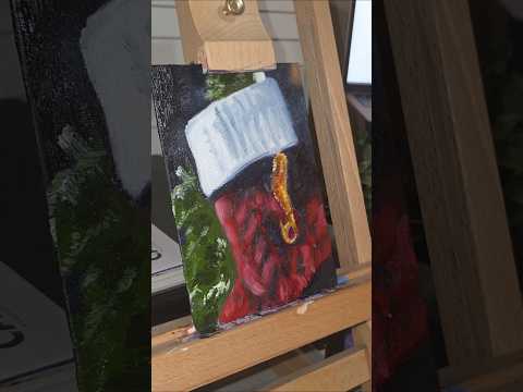 paintmas day 5 🎄 #art #painting #oilpainting #oilpaint #artstudy #christmas #holidays #artist