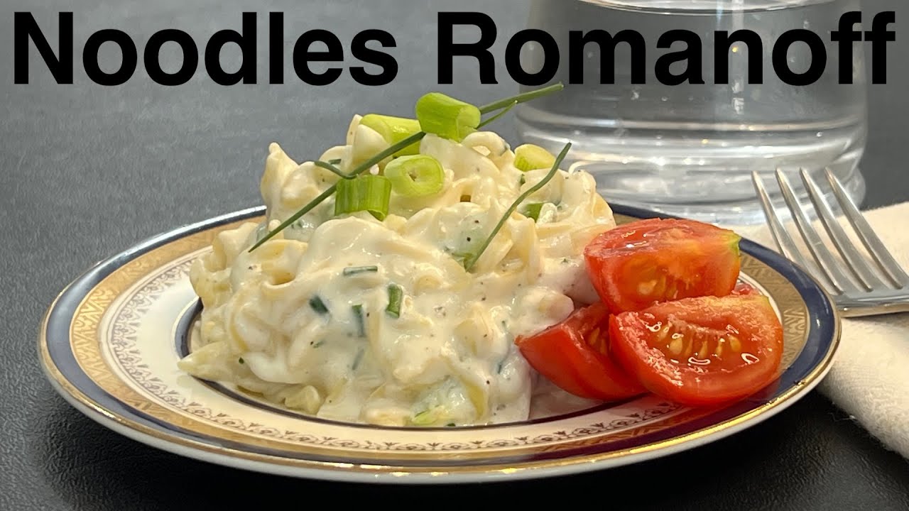 A Forgotten, Classic Recipe From the Golden Era of Hollywood - Noodles Romanoff - A Simple Recipe