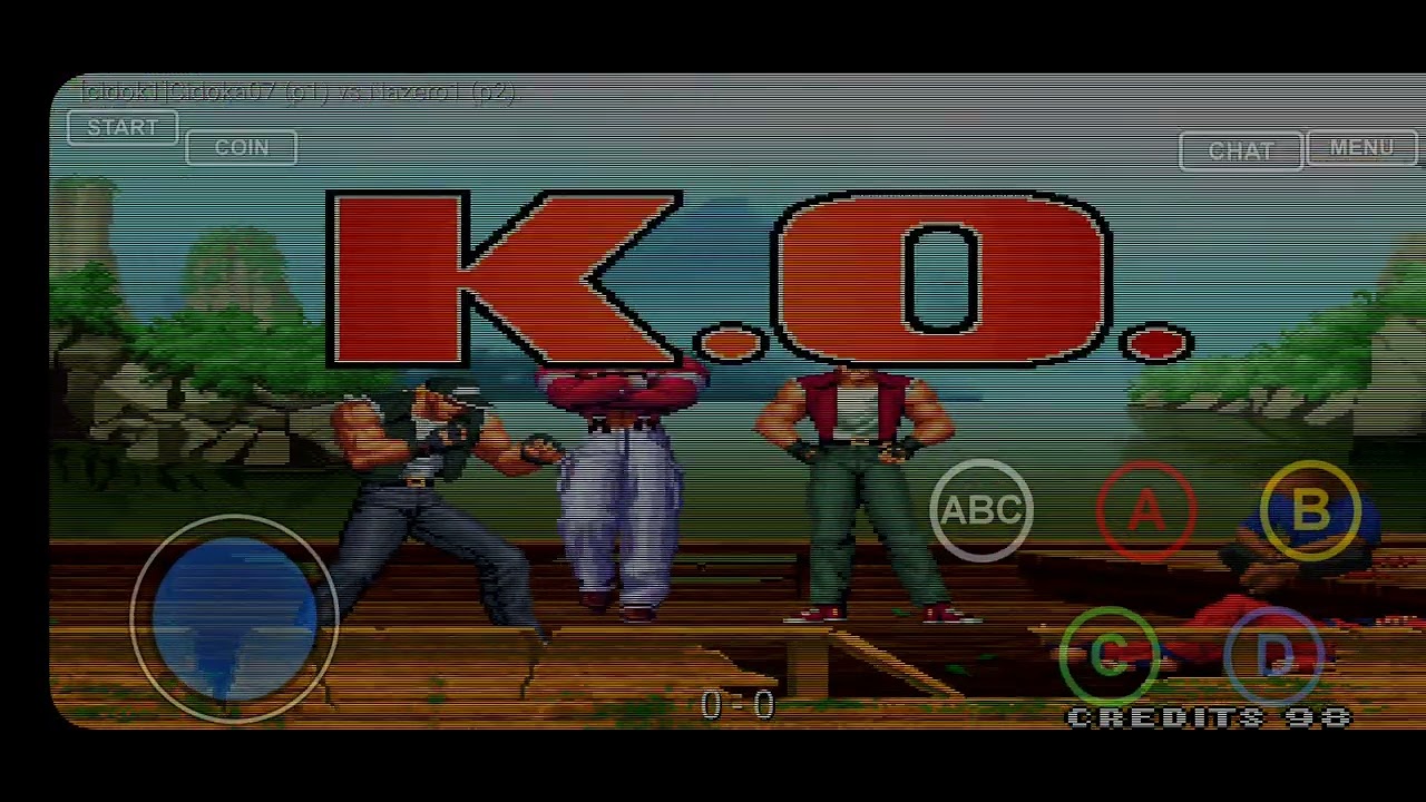 Cidoka07 Brasil  (p1) vs Nazero1 (p2) Marrocos  kof 98 partida online. 